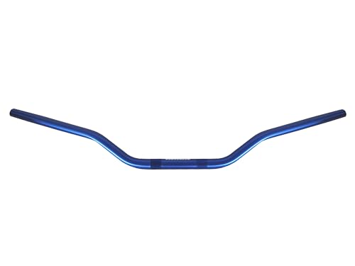 Guidon moto Accossato 22mm alu bleu pour Kawasaki Meguro S1 230 pli moyen 131mm de 2025