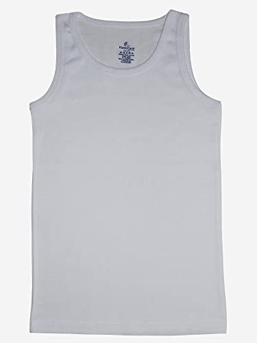 Image of KiddoPanti Boys Solid Rib Vest Pack of 3