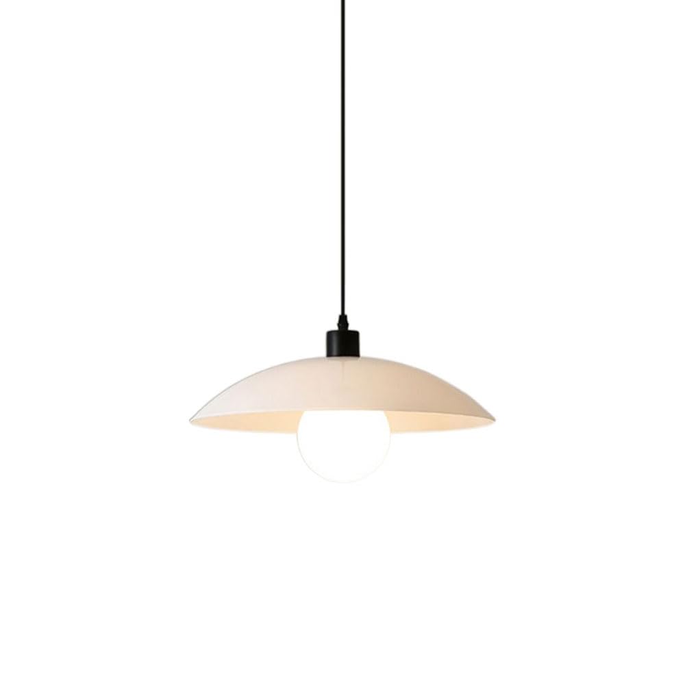 Lustre suspendu dôme en verre et métal noble style danois rond avec ampoule E27