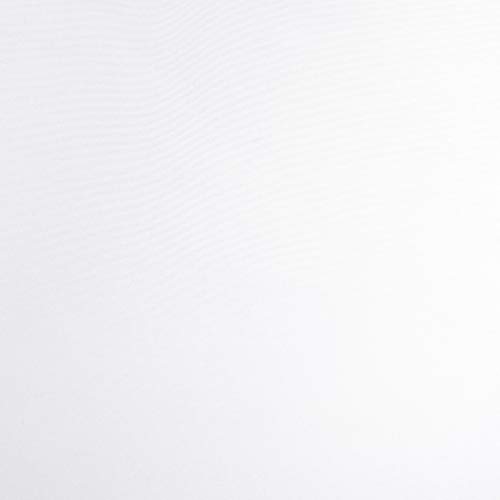 No. 918 Martine Microfiber Semi-Sheer Rod Pocket Kitchen Curtain Valance And Tiers Set, 54" X 36", White #TOP4