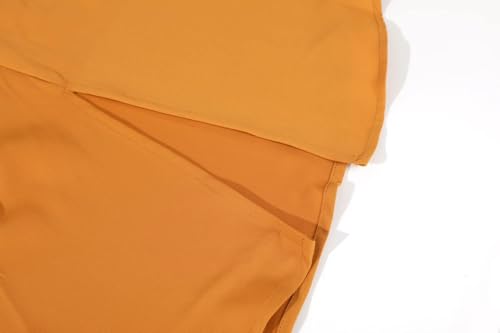 Women's Elegant High Waisted Side Slit Irregular Bohemian Maxi Skirt with Pockets4