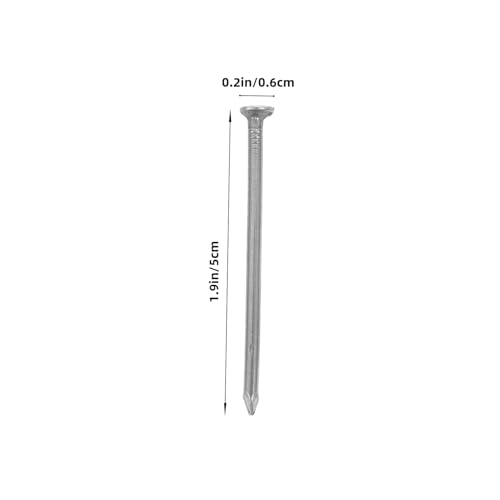 PRETYZOOM Clavos para Carpintería y Jardinería 500g, Punta Biselada, Material Hierro miniatura 2