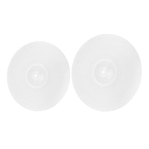 HANABASS 2pcs Low Volume Drum Cymbals Quiet Alloy Cymbals for Jazz Drum Kits for Easy Installation and Enhanced Practice