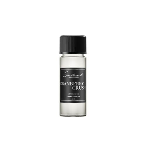 Scentiment - Cranberry Crush Fall Collection Diffuser Oils | Aromatherapy Home Fragrance | Luxurious Scent with Notes of Berries, Ginger, Lime, 20ml