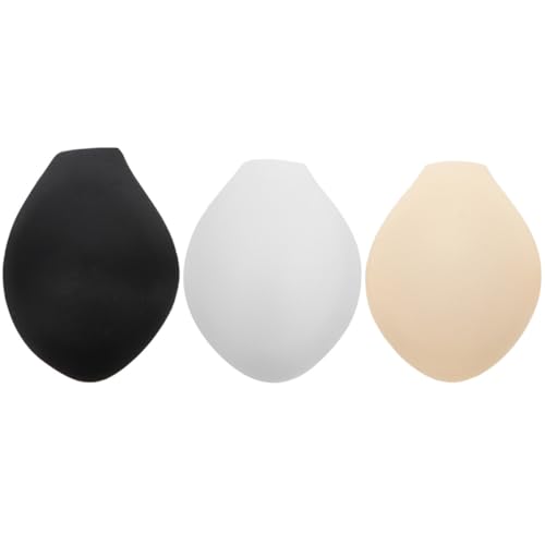 Coussinet éponge pour sous-vêtement homme lot de 3 coussins noir blanc beige