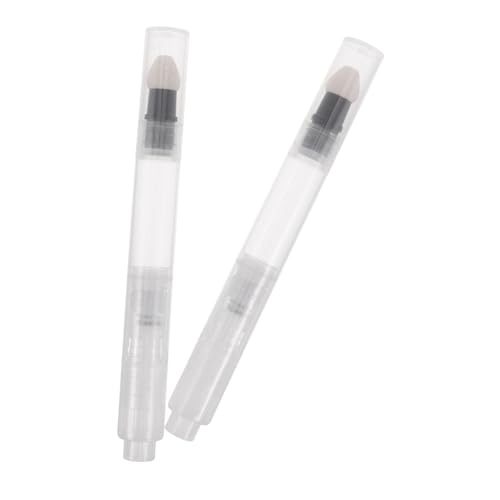 MERRYHAPY Travel-friendly Press-type Makeup Applicator Pens 2pcs Lip Gloss Packaging Pen Portable Refillable for All Makeup Products