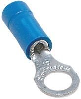 THOMAS & BETTS - 14RB-14 - TERMINAL, RING TONGUE, 1/4IN, CRIMP BLUE