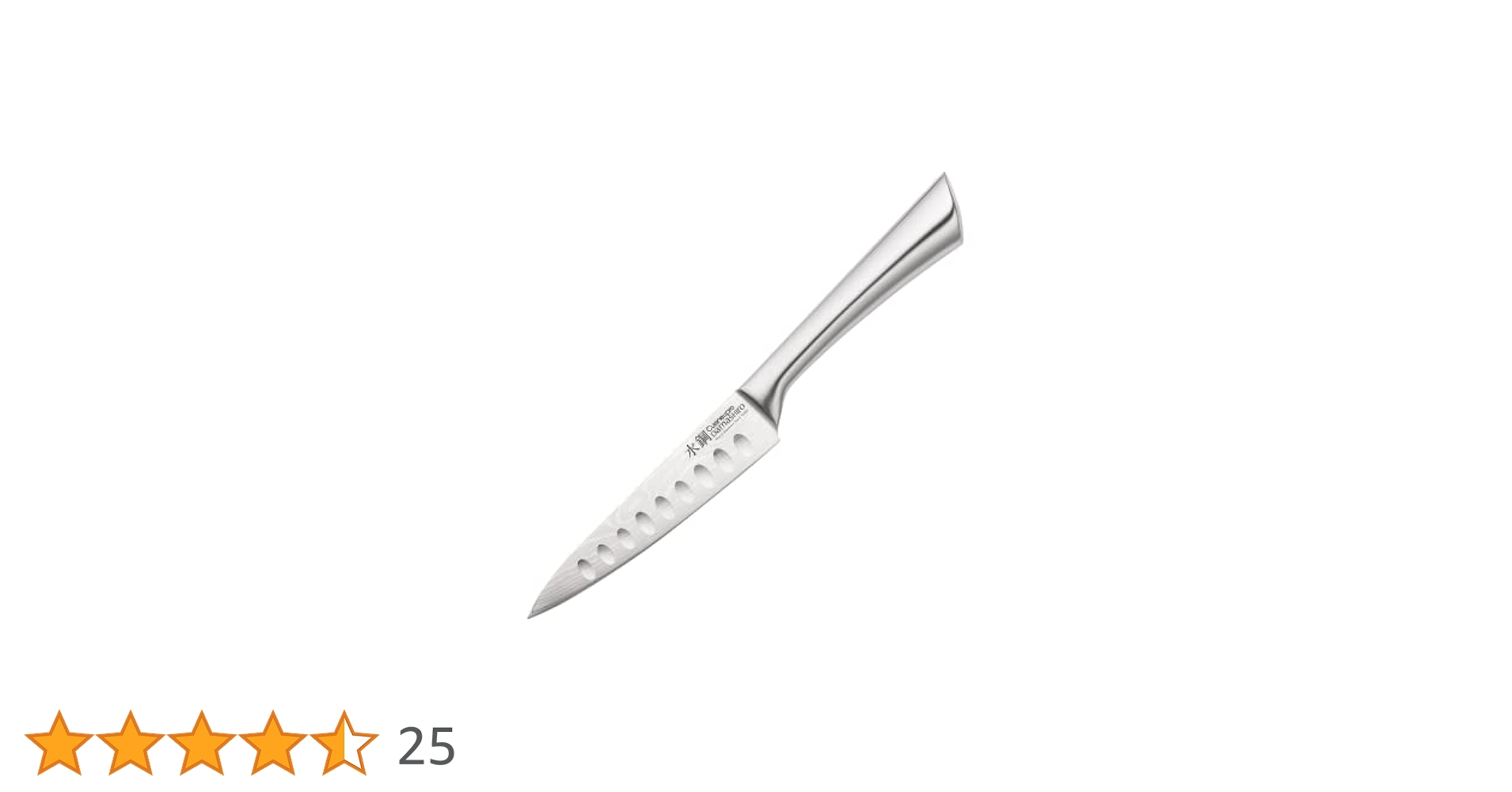 しらすPrime Cuisine:pro Damashiro 12cm/4.5in Utility Knife - Medium