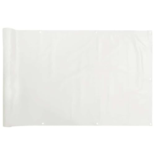 Écran d'intimité de balcon blanc PVC pour supprimer le vis-à-vis