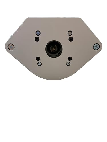 Woodhaven 8351 Trim/Compact/Palm Router Baseplate w/ 2" Bit Hole for DeWalt or PC450 Router Durable Solid White Phenolic w/Hardware Made in the USA