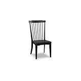 Signature Design by Ashley Chadworth Traditional Dining Chair with High Back, Set of 2, Black