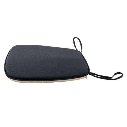 Cojines para silla en forma de herradura lavables de lino 42x40 cm 6