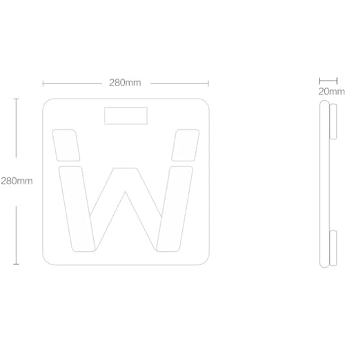 Báscula de baño digital inteligente para peso corporal miniatura 2