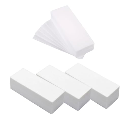 400 Pcs Non-Woven Wax Strips for Arms Eyebrow Hair Underarms & Face Hair Removal Waxing Strips Wax Paper Gentle & Effective(3.9in*1.6in)