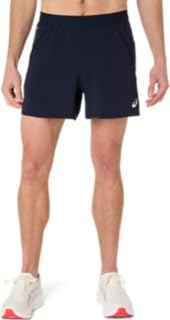 ASICS Men's ROAD 5IN SHORT Running Apparel, L, MIDNIGHT