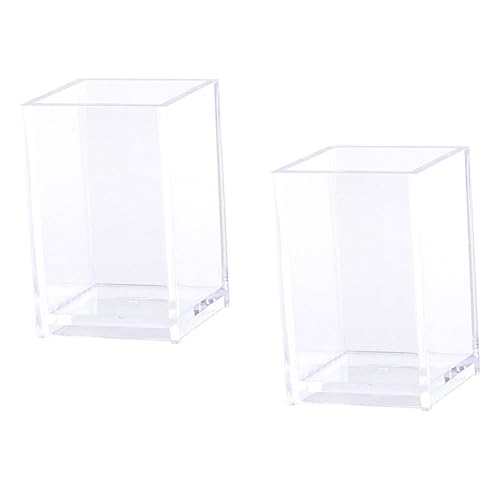 SHINEOFI 2 Soportes Para Bolígrafos Escritorio Oficina Cable Apilable Organizadores Bandejas Encimera Lápiz Cubículo Clip Bolígrafos Organizador De Tocador Bandeja Decoración
