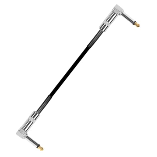 GLSTOY Guitar Pedal Effect Cable 6.35mm Patch Cable Audio Connection for Musicians