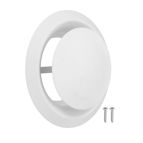 Grille de ventilation ronde 5 pouces en acier inoxydable 304 réglable - 2