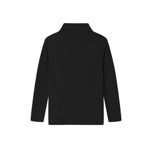 Image of Mud Kingdom Little Girls Long Sleeve Tee Shirts Soft Turtleneck Layering Pullover Slim Stretchy Tops