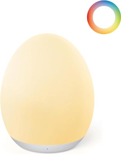 Lámpara de Noche Infantil con Luz RGB y Control Táctil
