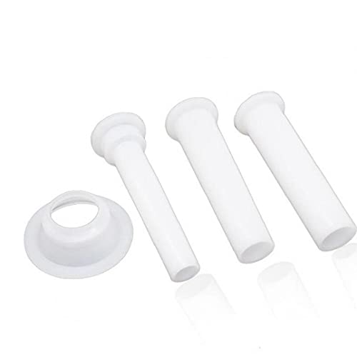 3pcs Meat Grinder Sausage Stuffer Filling Tubes Homemade Sausage Filler Sausage Syringe with Base Kitchen Tools
