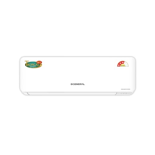 Image of GENERAL 1.8Ton BEE 2026 3 Star Rated,Inverter Split AC(ASGG22CNWA-B,White,Copper,6400W,Powerful Cooling,15m Long Reach Airflow,4 Way Swing,55C Max,Suitable for 200~250 Sft,Free Standard Installation)