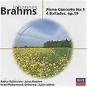Piano Concerto No. 1/4 Ballades Op. 10/Mehta [Audio CD] BRAHMS,JOHANNES