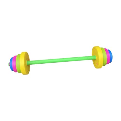 JISADER Juguetes para niños, Mancuernas, Equipo de Entrenamiento para niños, Mancuernas Multiusos para Ejercicios de Fitness, Pesas de Gimnasio para niños, 2 Asas 49 Cm