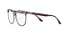 Ray-Ban Women's RX4378V Square Prescription Eyewear Frames, Transparent Grey/Demo Lens, 52 mm