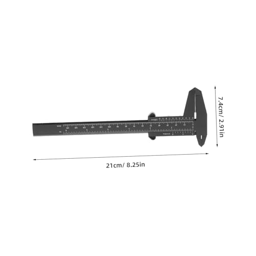 Calibrador plástico manual portátil PRETYZOOM 4 pcs miniatura 2