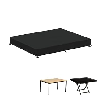 LAMUNI Funda Mesa Exterior Impermeable Cubierta de Mesa de Jardín Anti-V…