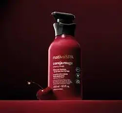 Loção Aveludada Desodorante Corporal Nativa Spa Cereja Rouge 400ml