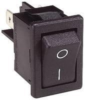 ARCOLECTRIC SWITCHES H8550VBBB-551W SWITCH, ROCKER, DPST, 15A, 250VAC, BLACK