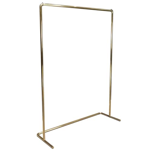 Percheros burro Barra Para Ropa De Acero Inoxidable Con Base En Forma De U, Perchero Resistente Para Colgar Ropa, Estante De Ropa De Gran Capacidad Para Dormitorios Y Uso Comercial,(Size:100X40X150CM)