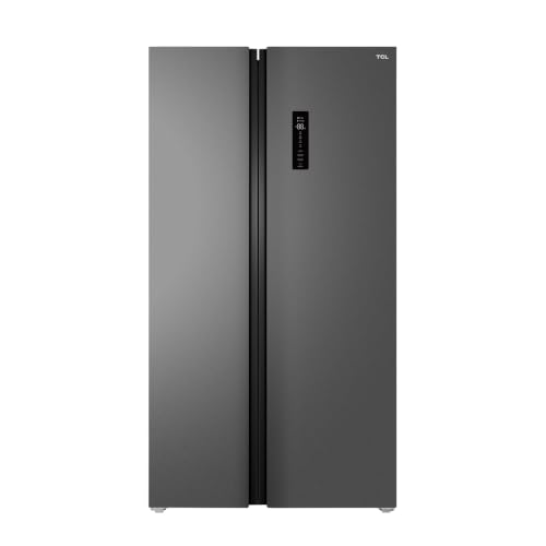 Image of TCL RP505SSE2UK Refrigerator Side by Side, 505L, Inverter, AAT, Total no frost, Holiday mode, Quartz Gray [Energy Class E]
