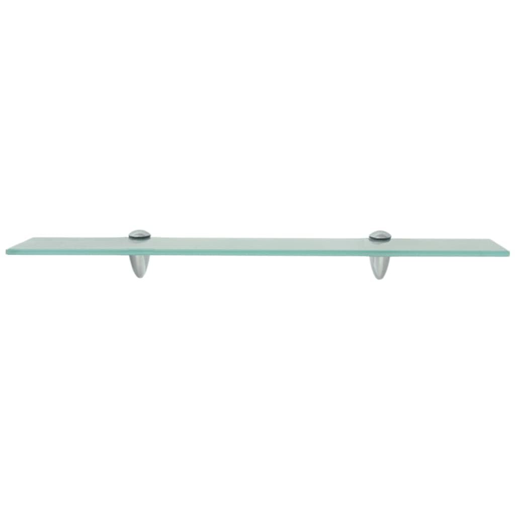 Scaffalature sospese, 2 pezzi, in vetro, 60 x 10 cm, 8 mm, mensole da parete e mensole
