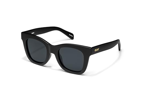Quay - Womens Sunglasses, Square Lenses with UV Protection, Oversized Sunglasses (After Hours, Matte Black)2