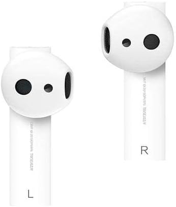 Close-up of Xiaomi Air 2 S Earphones showing L and R markings