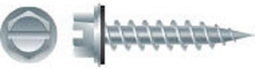 Slot Indent Hex Wash Head,10X1,1/4 AF #8 Head,Bx of 3,000