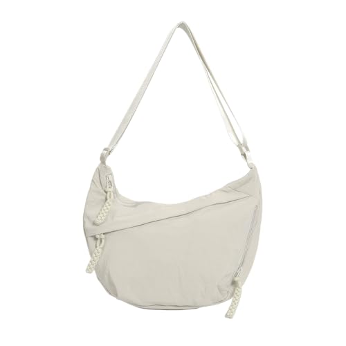 Women Fashion Shoulder Bag Large Capacity Stylish Crossbody Bag Zipper Closure Trendy Tote Handbag Adjustable Strap Shoulder