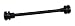 Knight Design Front Axle Sliders for Buell XB models, spool style, black anodized