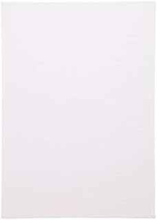 Baker Ross AW791 Blank A4 (Pack of 4) Primed and Stretched Canvas Perfect for Painting and Artist Work, White