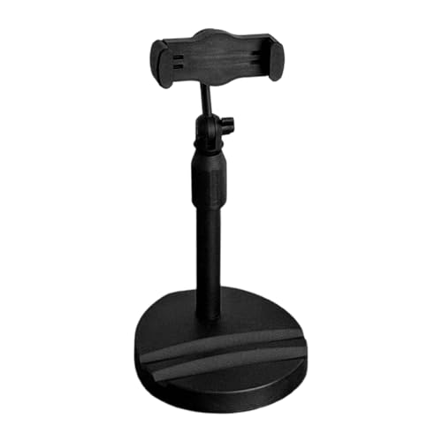 Supporto per telefono da scrivania regolabile in altezza base antiscivolo per tablet Smartphone Business Video Call Stand per streaming live