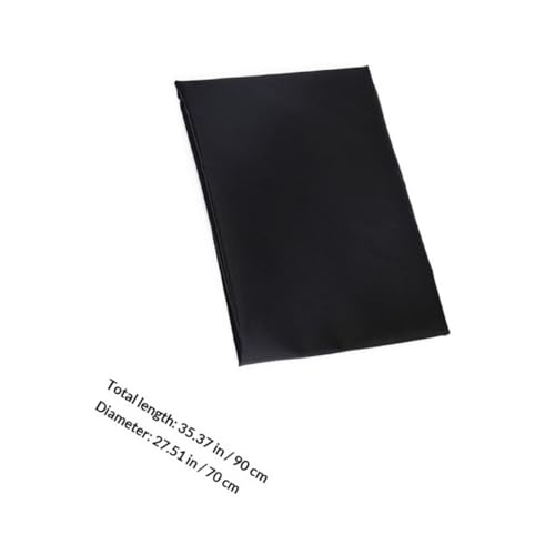 Capa impermeable para corte de cabello, negra miniatura 2
