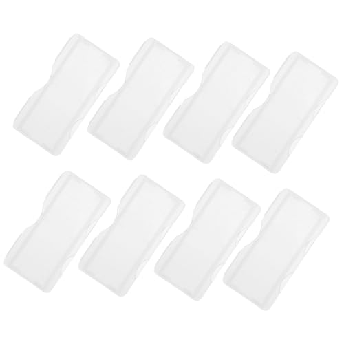 CHILDWEET 100pcs Pp Material Microscope Slide Holder Box Set Slide Storage Container