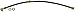 Dorman H620861 Front Passenger Side Brake Hydraulic Hose Compatible with Select Infiniti Models