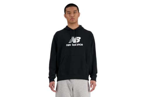 New Balance mens Sport Essentials French Terry Logo Hoodie