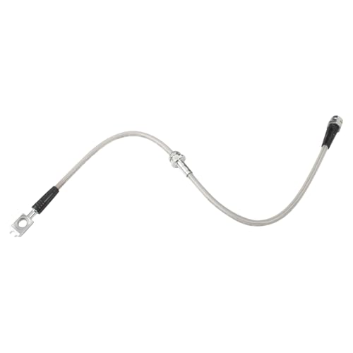 Image of TRQ Front Performance Brake Hose Set Compatible with 2006-2010 Audi A3 2006-2013 A3 Quattro 2006-2014 Volkswagen GTI Jetta 2006-2009 Rabbit