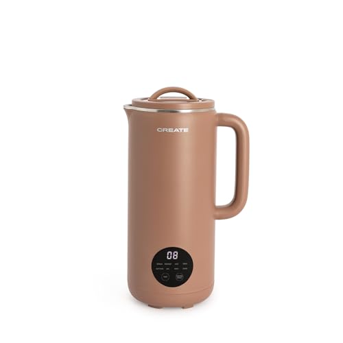 CREATE/VEGAN MILK MAKER/Máquina multifunción para leches vegetales moca/Programable hasta 12h, 6 programas automáticos, 800ml, 2 en 1, sin grumos, 600W