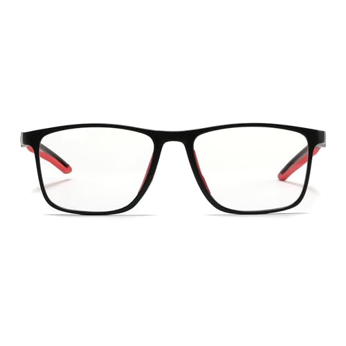 Image of FEISEDY Blue Light Glasses for Women Men TR90 Sports Ultra-Light Glasses Anti Glare UV Protection B0109